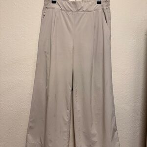 Athleta Women's Wide-Leg Pants in Light Tan